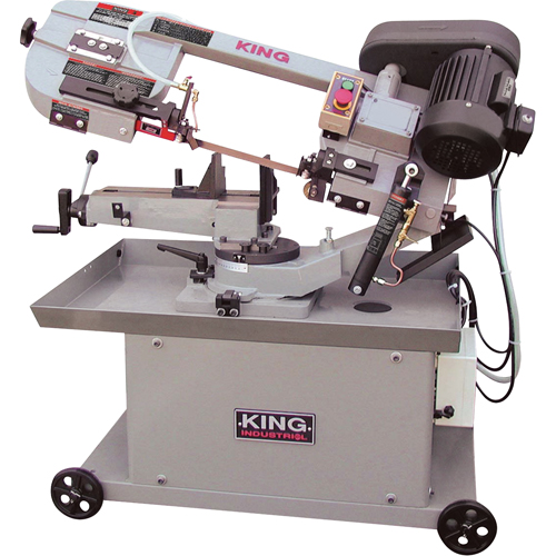 Metal Cutting Dual Swivel Band Saws, Horizontal/Vertical, Round 7" and 7" x12"  Rectangular Cutting Capacity PB Rental Co. Ltd.