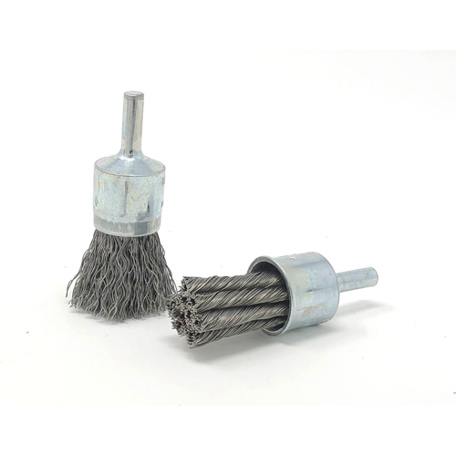 Crimped Wire End Brush, 3/4" Dia., 0.014" Wire Dia., 1/4" Shank PB Rental Co. Ltd.