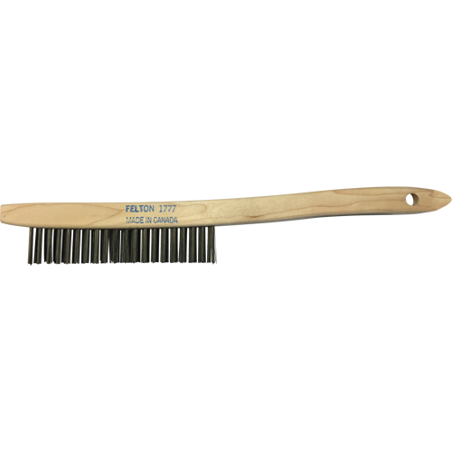 Brosses de nettoyage &agrave; manche recourb&eacute;, Acier, 4 x 19 rangs de fils, Longueur 14" PB Rental Co. Ltd.