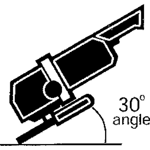 Meule rapide A24N, 6" x 1/4", Arbre 7/8", Oxyde d'aluminium, Type 27 PB Rental Co. Ltd.