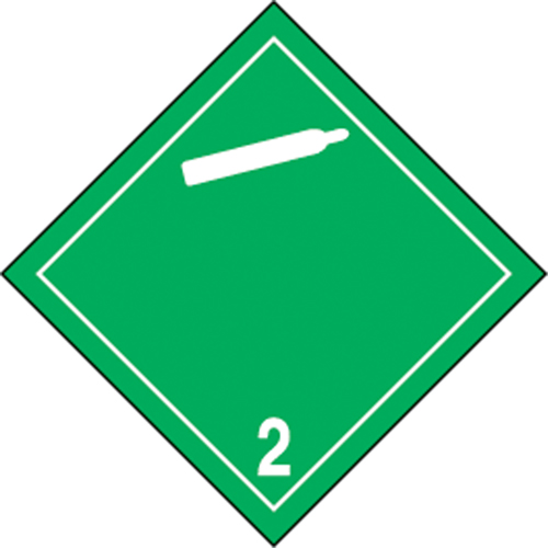 TDG Shipping Labels, Class 2.2, Non-Flammable & Non-Toxic Gases, Paper PB Rental Co. Ltd.