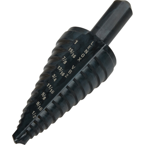 #2 Step Drill Bit, 1/8" - 1" , 1/16" Increments, High Speed Steel PB Rental Co. Ltd.