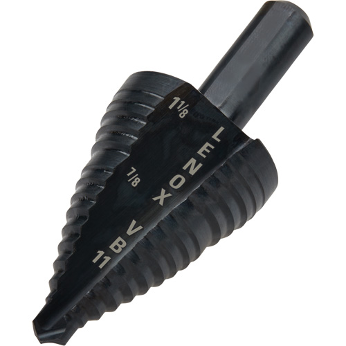 #11 Step Drill Bit, 7/8" - 1-1/8" , 1/4" Increments, High Speed Steel PB Rental Co. Ltd.