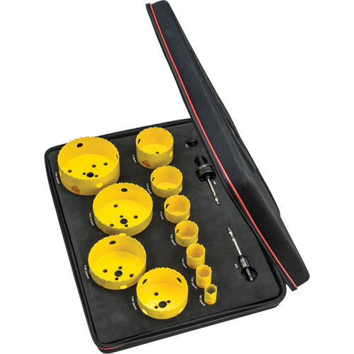 Trousse de scie cloche pour &eacute;lectricien, 14 morcea PB Rental Co. Ltd.