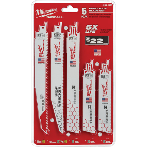 Sawzall&reg; Blade Set PB Rental Co. Ltd.