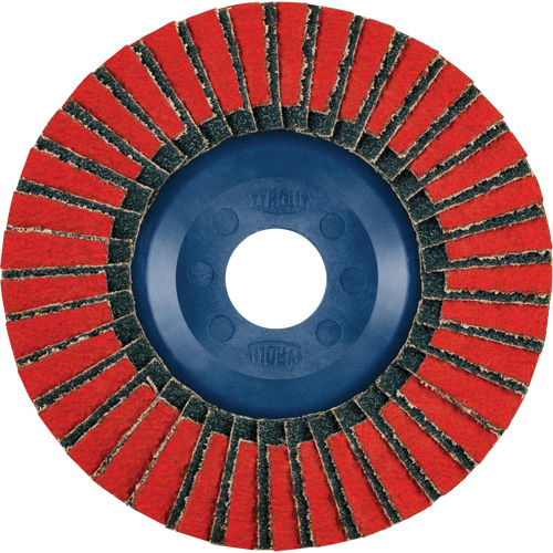 Disque &agrave; lamelles Twin Flap, 4-1/2" x 7/8", Type 27, Grain 40, C&eacute;ramique/Alumine de zirconium PB Rental Co. Ltd.