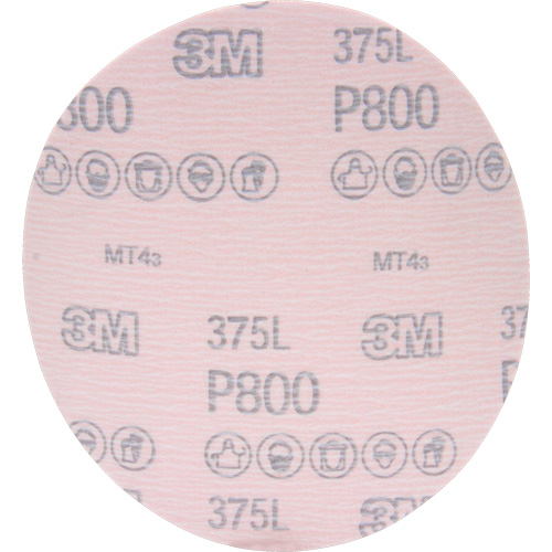 Hookit 375L Film Disc, 6" Dia., P800 Grit, Aluminum Oxide PB Rental Co. Ltd.