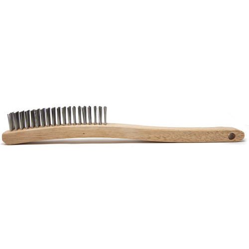 Scratch Brush, Stainless Steel, 4 x 19 Wire Rows, 13-11/16" Long PB Rental Co. Ltd.