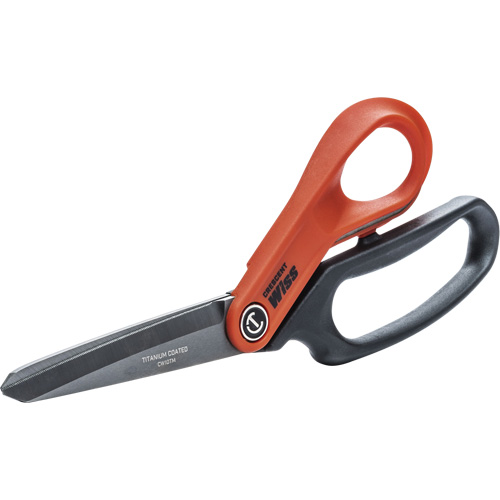 Heavy-Duty Titanium Coated Tradesman Shears, 10", Rings Handle PB Rental Co. Ltd.