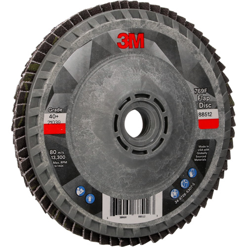 Disque &agrave; lamelles &agrave; changement rapide 769F, 4-1/2" x 5/8"-11, Type 27, Grain 40+, C&eacute;ramique PB Rental Co. Ltd.