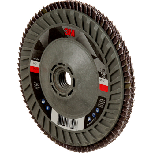 Disque &agrave; lamelles &agrave; changement rapide 769F, 5" x 5/8"-11, Type 29, Grain 40+, C&eacute;ramique PB Rental Co. Ltd.