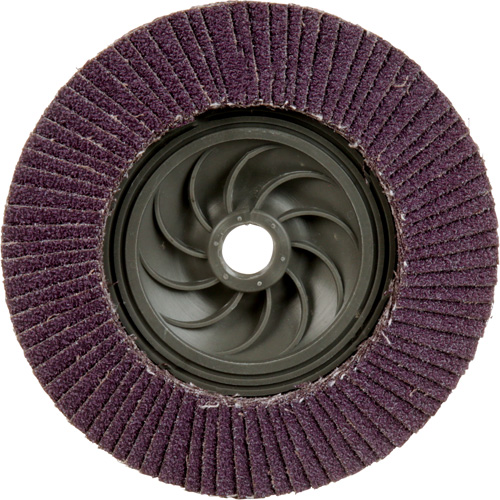 Disque &agrave; lamelles &agrave; changement rapide 769F, 5" x 5/8"-11, Type 29, Grain 40+, C&eacute;ramique PB Rental Co. Ltd.