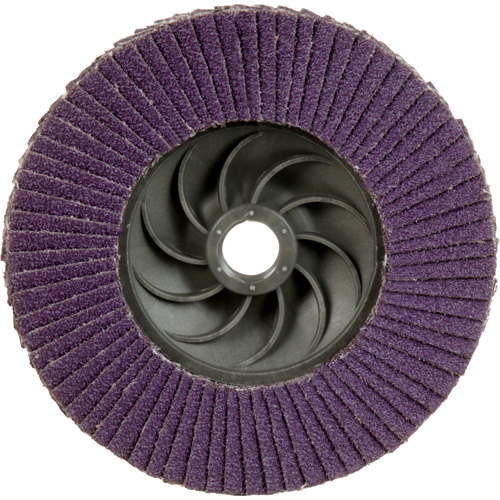 Disque &agrave; lamelles &agrave; changement rapide 769F, 4-1/2" x 5/8"-11, Type 27, Grain 60+, C&eacute;ramique PB Rental Co. Ltd.