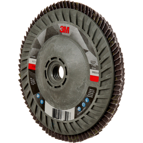 769F Quick Change Flap Disc, 5" x 5/8"-11, Type 27, 60+ Grit, Ceramic PB Rental Co. Ltd.