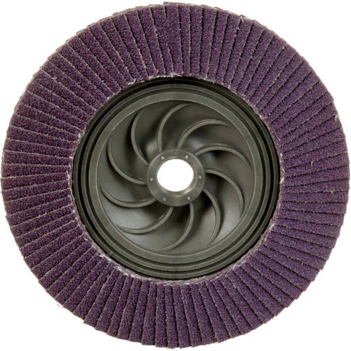 Disque &agrave; lamelles &agrave; changement rapide 769F, 5" x 5/8"-11, Type 29, Grain 60+, C&eacute;ramique PB Rental Co. Ltd.