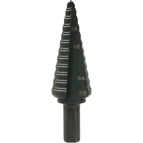 Multi-Hole Step Bit, 3/16"/4.8 mm - 7/8"/#4/22.2 mm  PB Rental Co. Ltd.