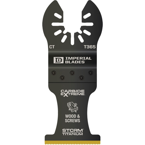 Lame en titane pour mat&eacute;riaux multiples Carbide Extreme Storm One Fit PB Rental Co. Ltd.