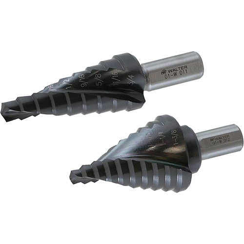 Foret &eacute;tag&eacute; Multi-Step, 1/4" - 1", Titane PB Rental Co. Ltd.