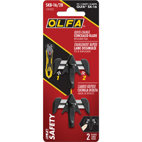 Quick-Change Concealed Blade Replacement Heads, Single Style PB Rental Co. Ltd.