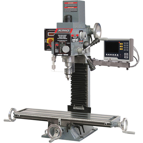 Perceuse-fraiseuse avec affichage num&eacute;rique &agrave; 3 axes, 2 vitesses, Cap. De forage 3/4"/5/8" PB Rental Co. Ltd.