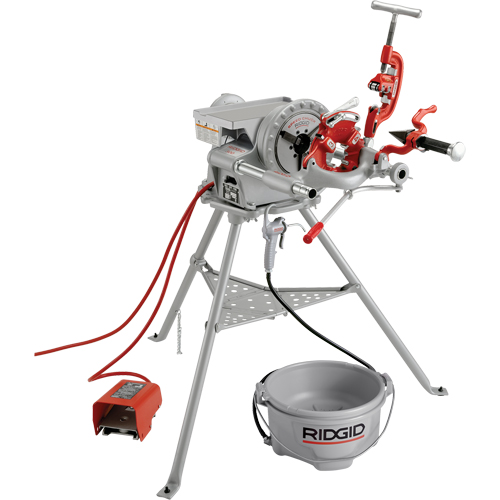 Syst&egrave;me de filetage complet pour fileteuse &eacute;lectrique mod&egrave;le 300, 38 tr/min, Filetage de la tige 1/8" - 2"  PB Rental Co. Ltd.