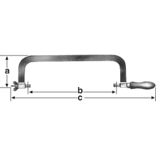 Hacksaw Frame, 12" PB Rental Co. Ltd.
