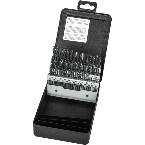 Jeu de forets s&eacute;rie extra courte, 60 morceaux, Acier rapide PB Rental Co. Ltd.