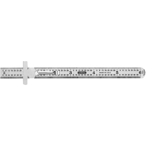 R&egrave;gle de pr&eacute;cision flexible de calibre industriel, 6" lo, Acier PB Rental Co. Ltd.