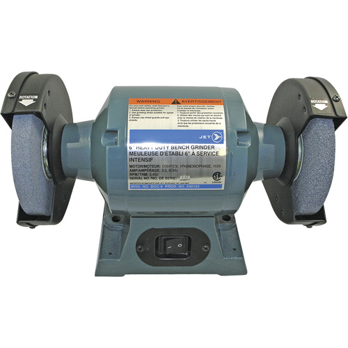 BGC-6 Heavy-Duty Bench Grinder, 6" Wheel Diameter, 1/3 HP PB Rental Co. Ltd.