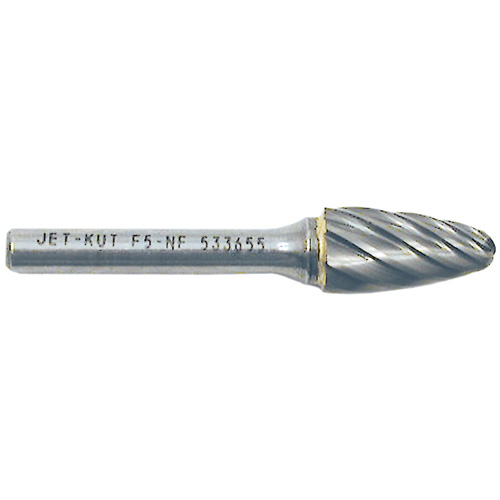 Fraise &agrave; bout rond F5-NF 1/4" pour aluminium/mat&eacute;riaux non ferreux, 1/2" dia. PB Rental Co. Ltd.