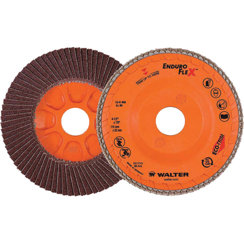 Enduro-Flex Flap Disc, 4-1/2" x 7/8", Type 27, 80 Grit, Zirconia Alumina PB Rental Co. Ltd.