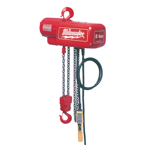 Electric Chain Hoist, 10' Lift, 1000 lbs. (0.5 tons) Capacity, 16 FPM PB Rental Co. Ltd.