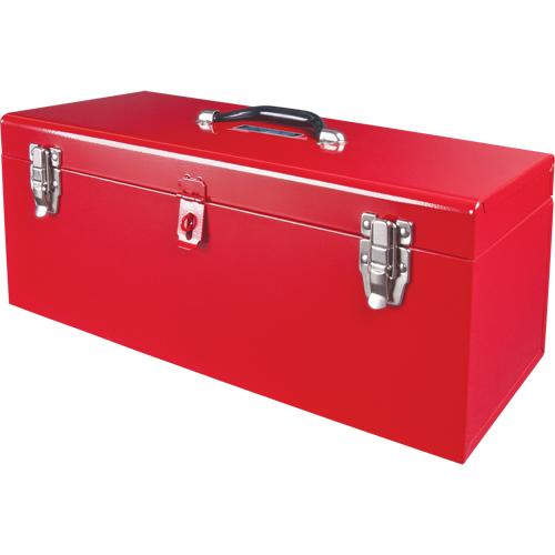 Coffre &agrave; outils portatif ATB100 avec plateau en m&eacute;tal pour outils, 8-3/4" P x 21" la x 9" h, Rouge PB Rental Co. Ltd.