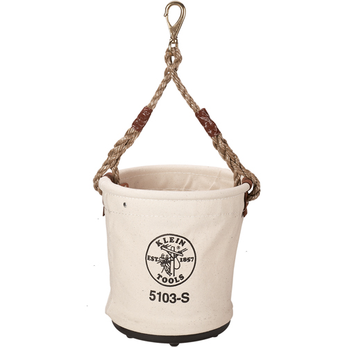 Seau &agrave; outils, 12" lo x 12" la x 12" h, Toile, Beige PB Rental Co. Ltd.