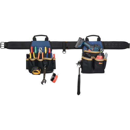 20 Pocket Tool Belt Combo, Polyester, Black PB Rental Co. Ltd.
