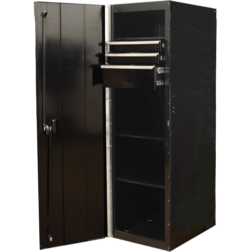 Armoire lat&eacute;rale s&eacute;rie RX, 3 tiroirs, 19" la x 25" p x 61" h, Noir PB Rental Co. Ltd.
