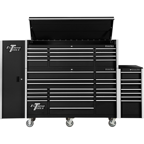 Armoire lat&eacute;rale s&eacute;rie RX, 3 tiroirs, 19" la x 25" p x 61" h, Noir PB Rental Co. Ltd.