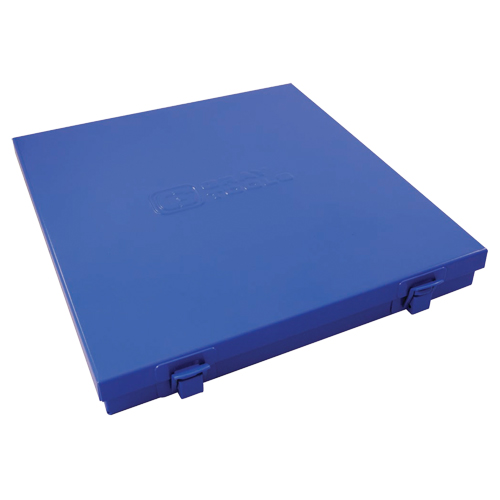 Slim Metal Box, 10-1/2" D x 9-1/4" W x 1-1/4" H, Blue PB Rental Co. Ltd.