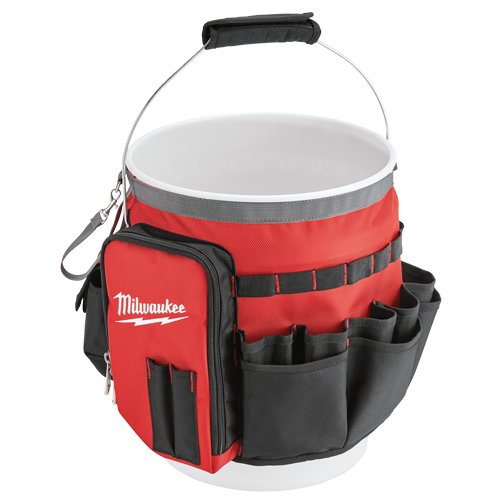 Bucket Organizer Bag, 10" L x 10" W x 13-1/2" H, Nylon, Red PB Rental Co. Ltd.