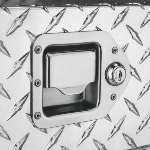 R&eacute;servoir de transfert pour carburant & coffre en aluminium, Aluminium, Capacit&eacute; 74 gal., Argent PB Rental Co. Ltd.