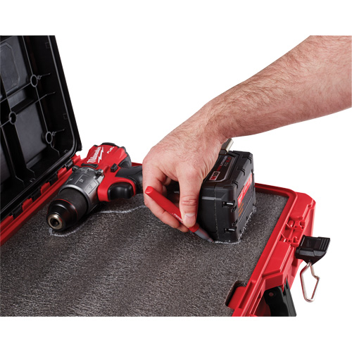 Packout Tool Case with Customizable Insert, 20-7/10" x 15-1/5" x 6-1/5", Black/Red PB Rental Co. Ltd.