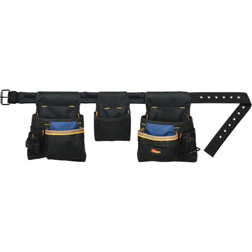 Deluxe Tool Belt Combo, Polyester, Black PB Rental Co. Ltd.