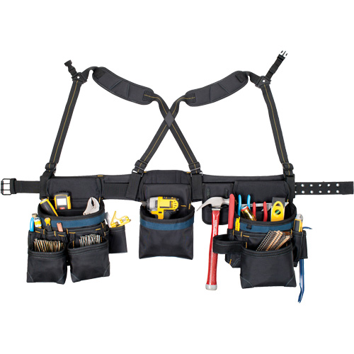 Ceinture &agrave; outils pour menuisier, Polyester, Noir PB Rental Co. Ltd.