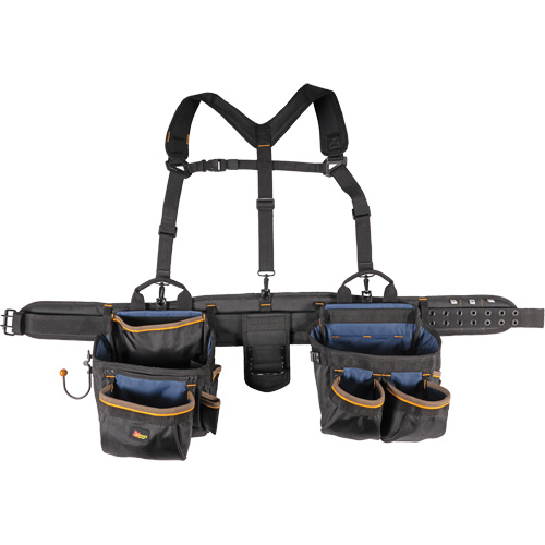 Deluxe Tool Belt, Polyester, Black PB Rental Co. Ltd.