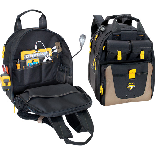 E-Charge Back Pack, 15" L x 10-1/2" W, Black, Polyester PB Rental Co. Ltd.