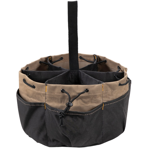 Sac &agrave; outils BUCKETBAG, Polyester, 18 pochettes, Noir PB Rental Co. Ltd.