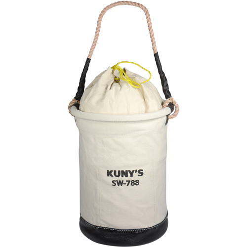 Sac &agrave; outils avec sommet style parachute, 11-1/2" lo x 11-1/2" la x 16" h, Toile, Beige PB Rental Co. Ltd.