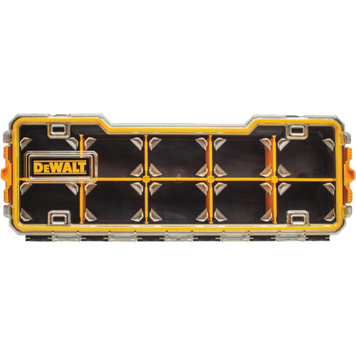 Organisateur avec compartiments PRO, 6-5/8" la x 17-5/8" p x 2-7/8" h, Noir/Jaune PB Rental Co. Ltd.