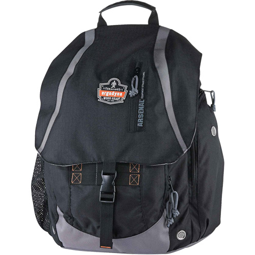 Arsenal&reg; 5143 Tool Backpack, 15" L x 8" W, Black, Polyester PB Rental Co. Ltd.