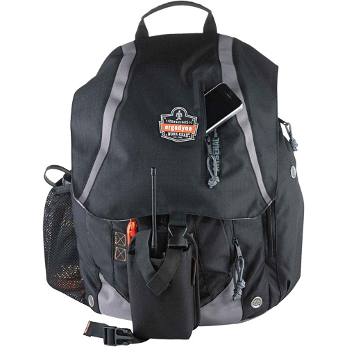 Arsenal&reg; 5143 Tool Backpack, 15" L x 8" W, Black, Polyester PB Rental Co. Ltd.